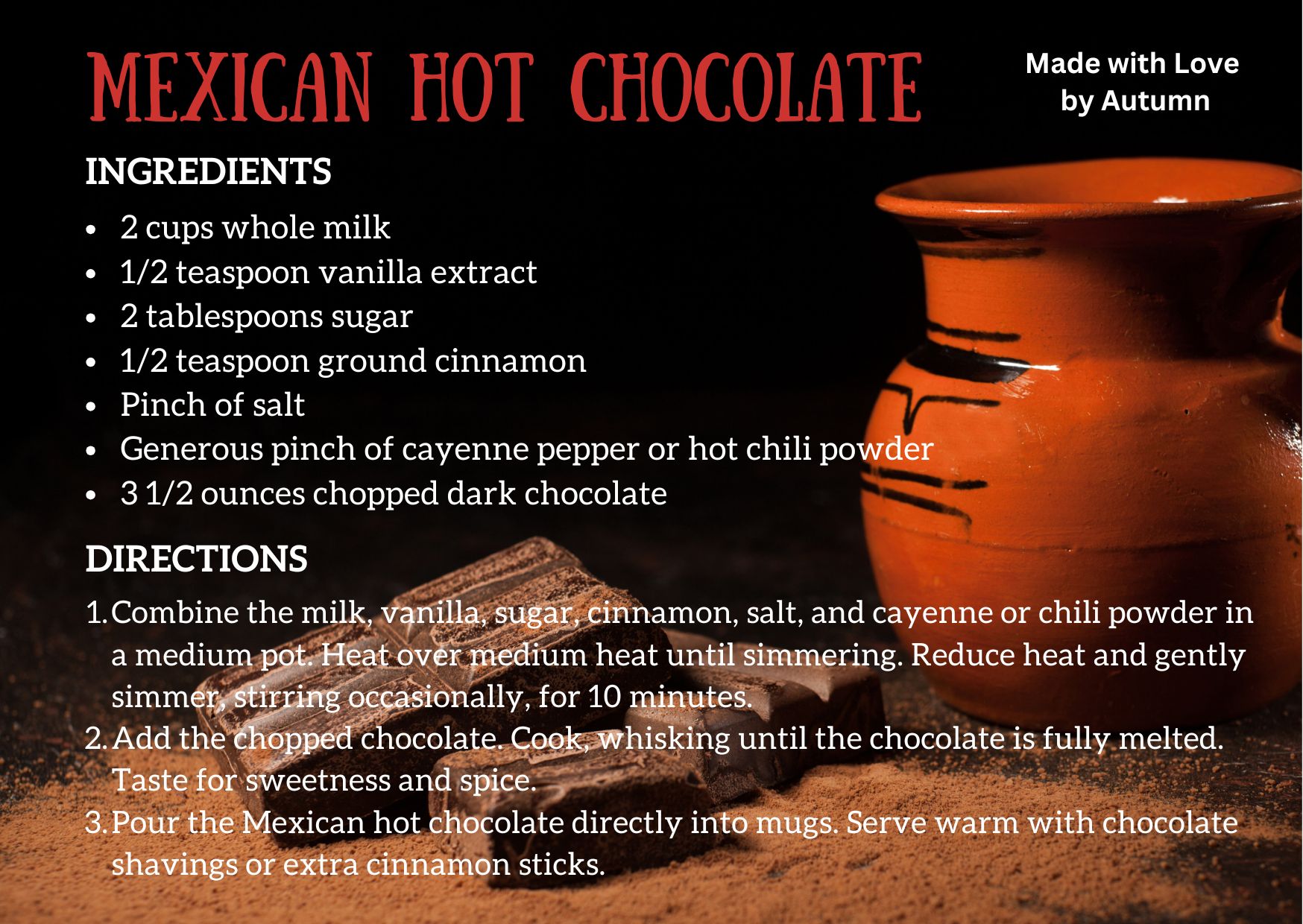 hot cocoa recipe