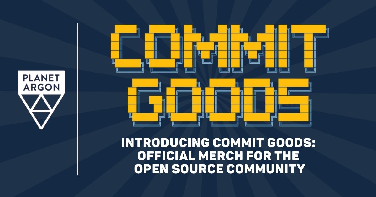 Introducing Commit Goods: Official Merch for the Open Source Community