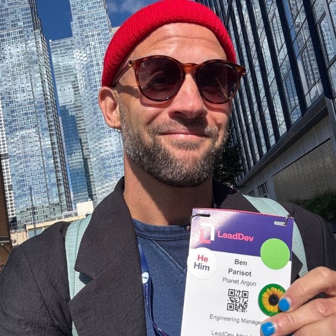 ben outside the conference