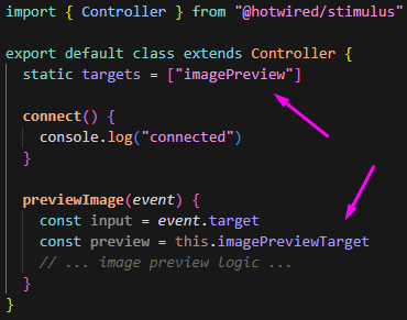 code snippet showing data controller form