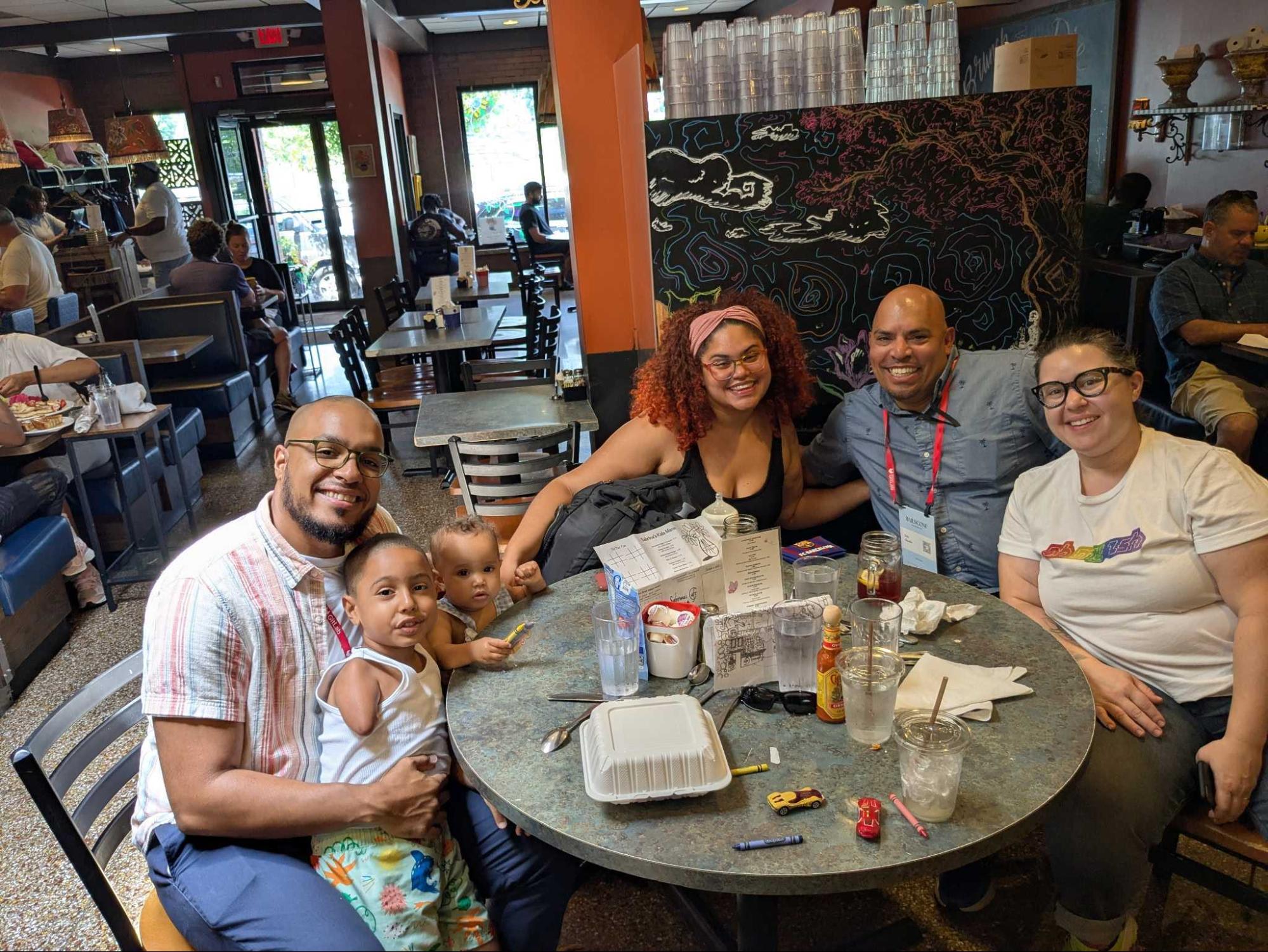 william mena, friends, and family