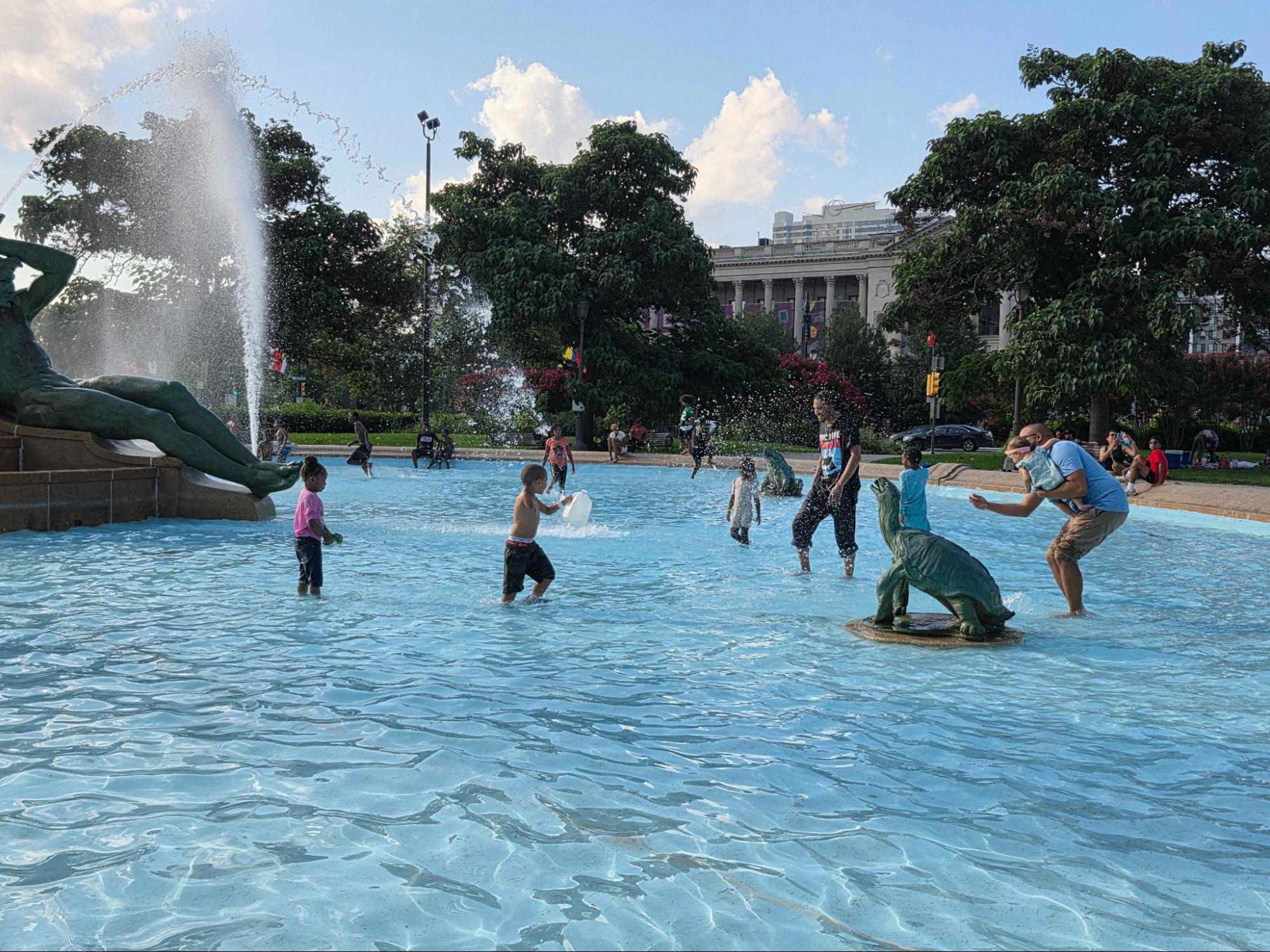 water park play