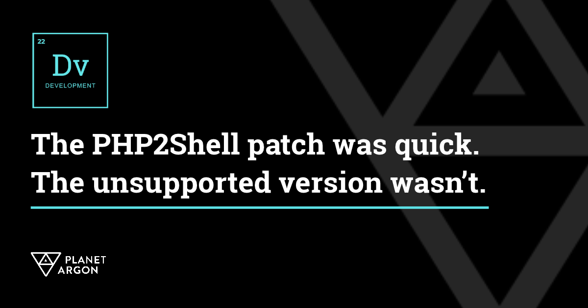 PHP2Shell: What We Checked, What We Fixed, and What We Learned