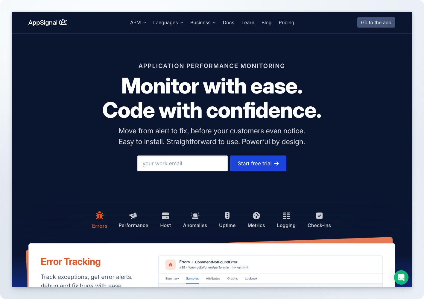 appsignal screenshot