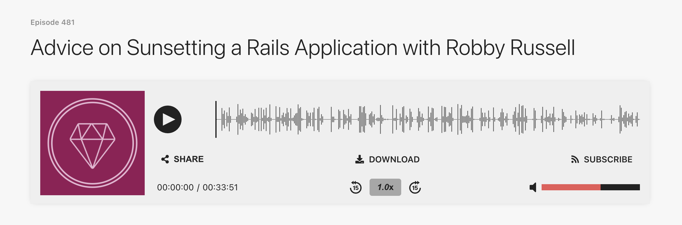 Ruby on Rails podcast