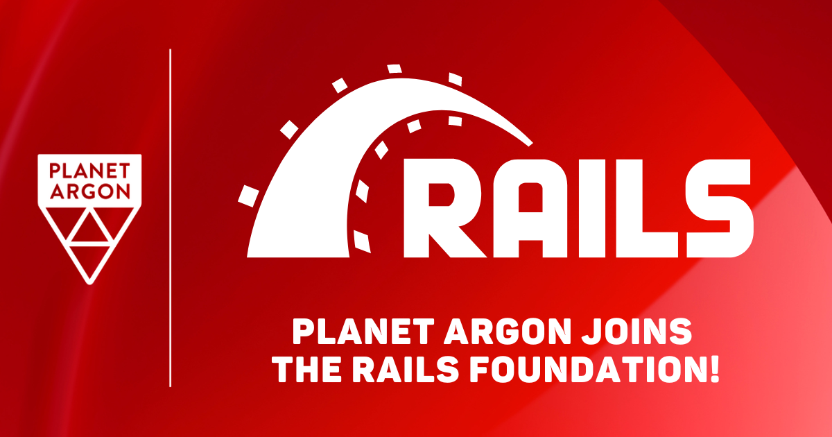 NEWS: Planet Argon Joins the Rails Foundation